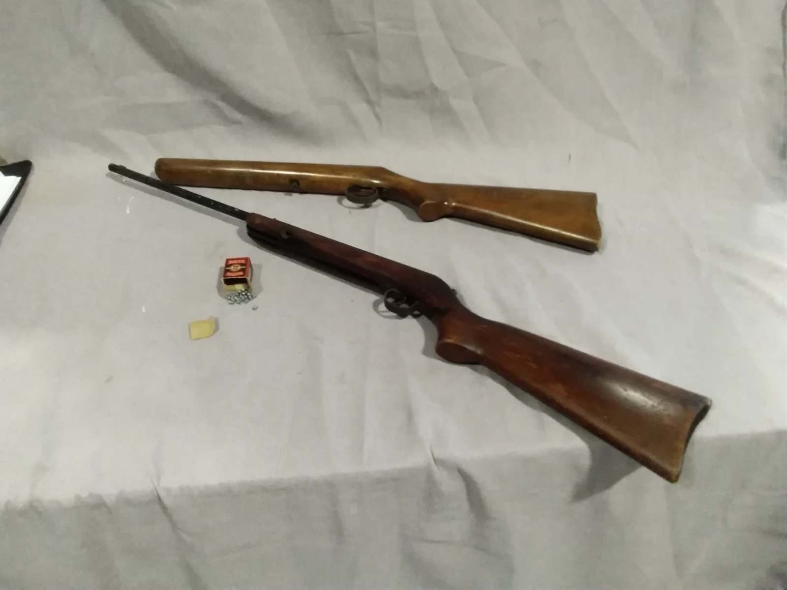 lot 449 vintage .177 BSA air rifle with spare stock – Hill's Trading ...