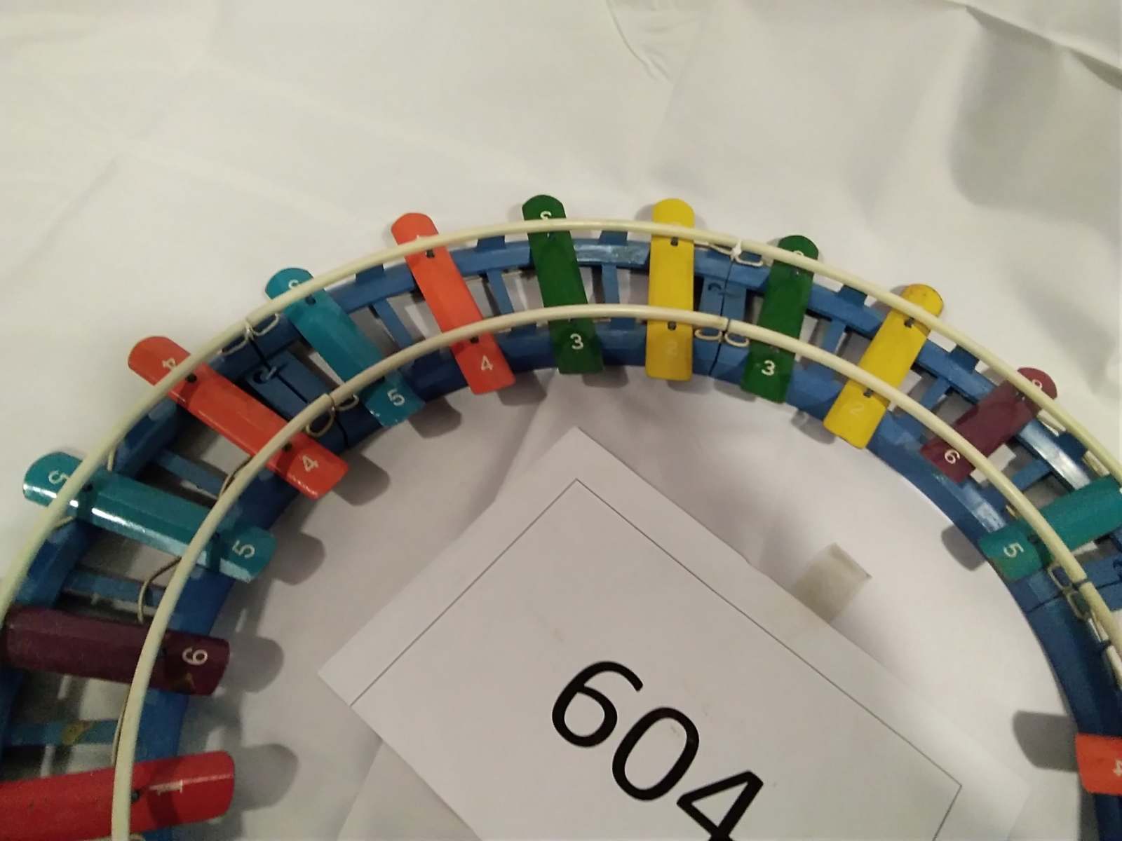 Lot 604 1960 S Melody Train Xylophone Train Track Incomplete Made
