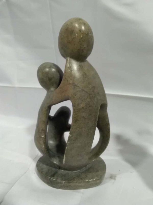 520 2 soap stone figures - Image 6