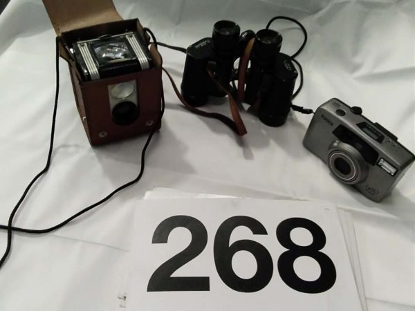 lot 268 binoculars, vintage & retro cameras