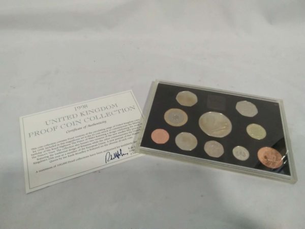 lot 295 royal mint deluxe annual coin set 1998 - Image 2