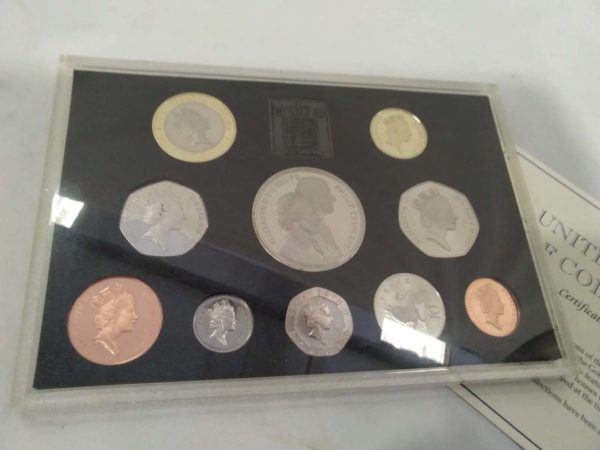 lot 296 royal mint deluxe annual coin set 1997 - Image 4