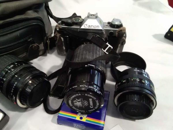 lot 298 canon AE-1 camera and lenses - Image 6