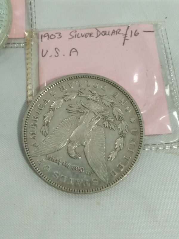 lot 307 coins inc silver dollar - Image 7