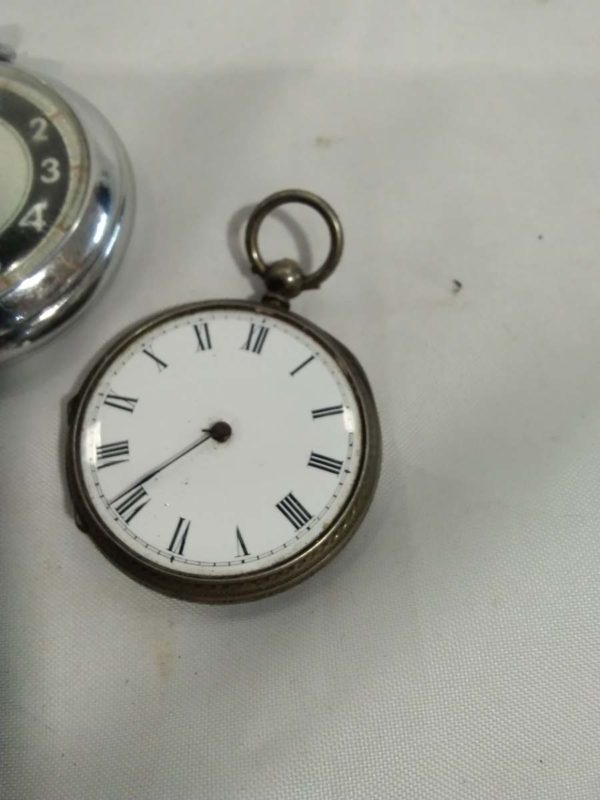 lot 312 pocket watches key and fruit knife - Image 3