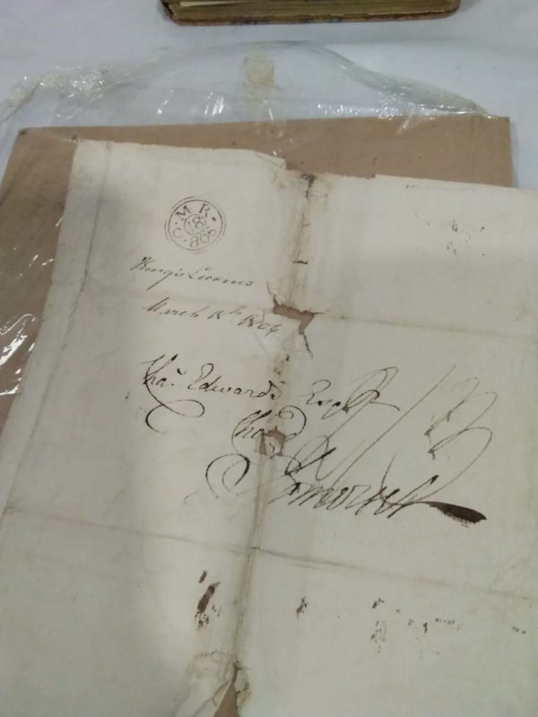 lot 313 antique  letter and autograph books - Image 12