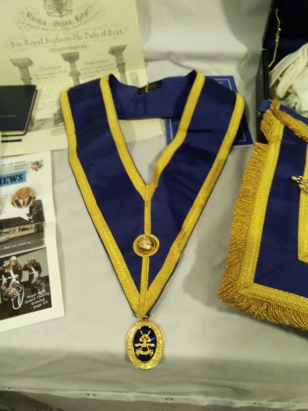 lot 330 masonic sash and apron and ephemera - Image 6