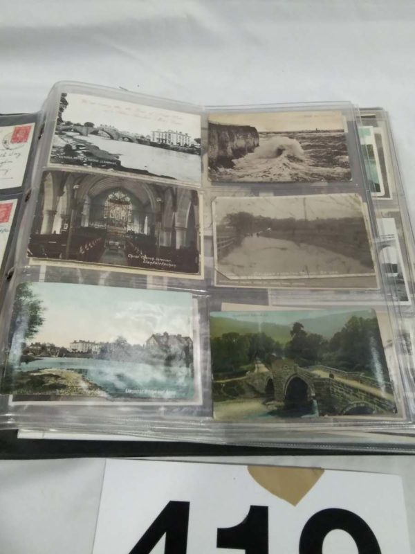 lot 419 album of old postcards -mostly early 1900’s - Image 8