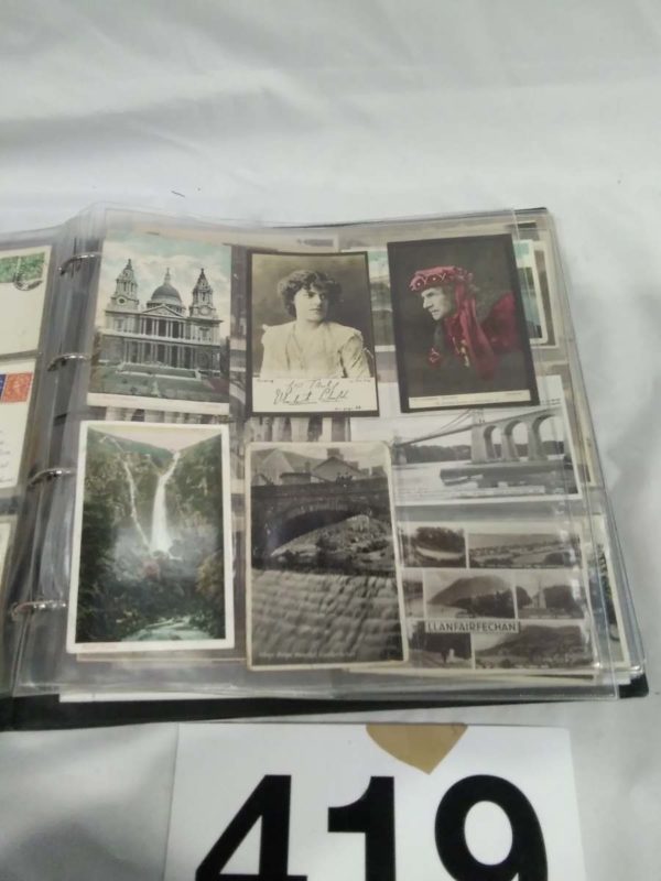 lot 419 album of old postcards -mostly early 1900’s - Image 7