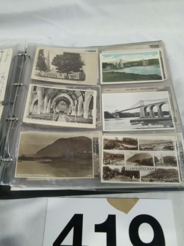 lot 419 album of old postcards -mostly early 1900’s - Image 6