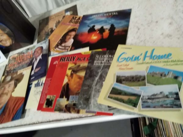 lot 459 record holders & vinyl records - Image 2