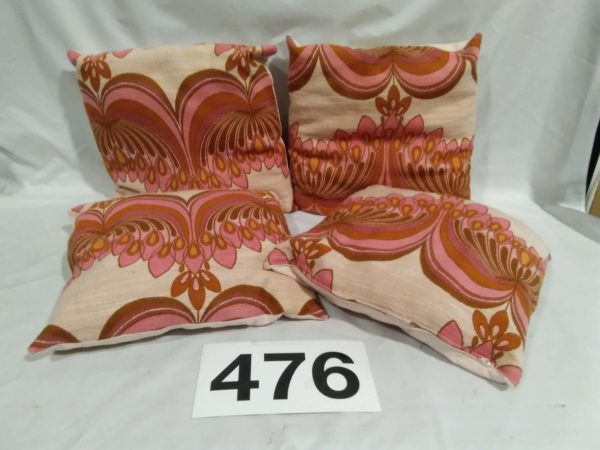 lot 476 1970’s material Cushions