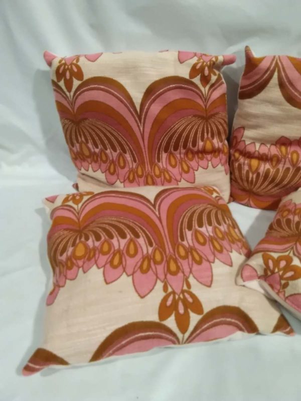 lot 476 1970’s material Cushions - Image 5