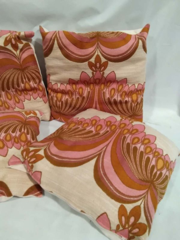 lot 476 1970’s material Cushions - Image 4