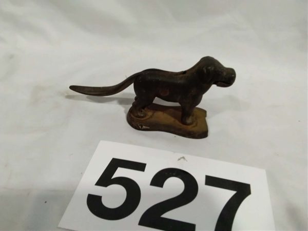 lot 527 victorian cast iron nut cracker in the form of a dog