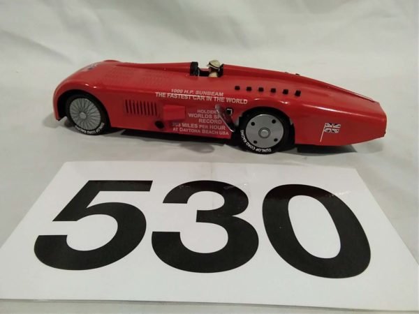 lot 530 tin plate Schylling racing car ” sunbeam”