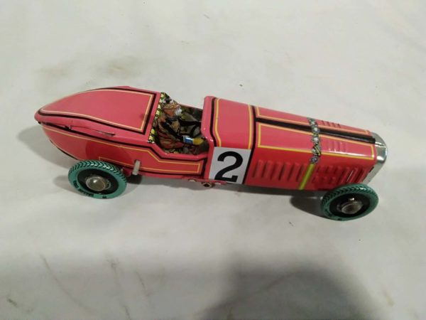 lot 533 tin plate Red racing car - Image 2