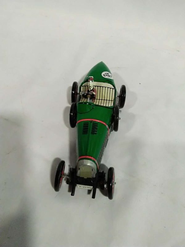 lot 535 tin plate green racing car - Image 2