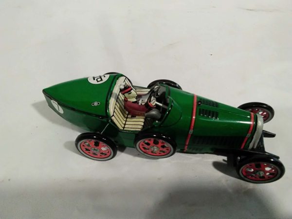 lot 535 tin plate green racing car - Image 5