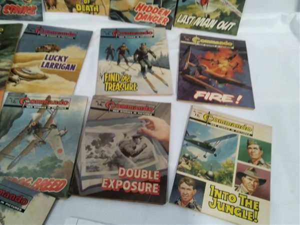 lot 659 collection of vintage commando books - Image 4