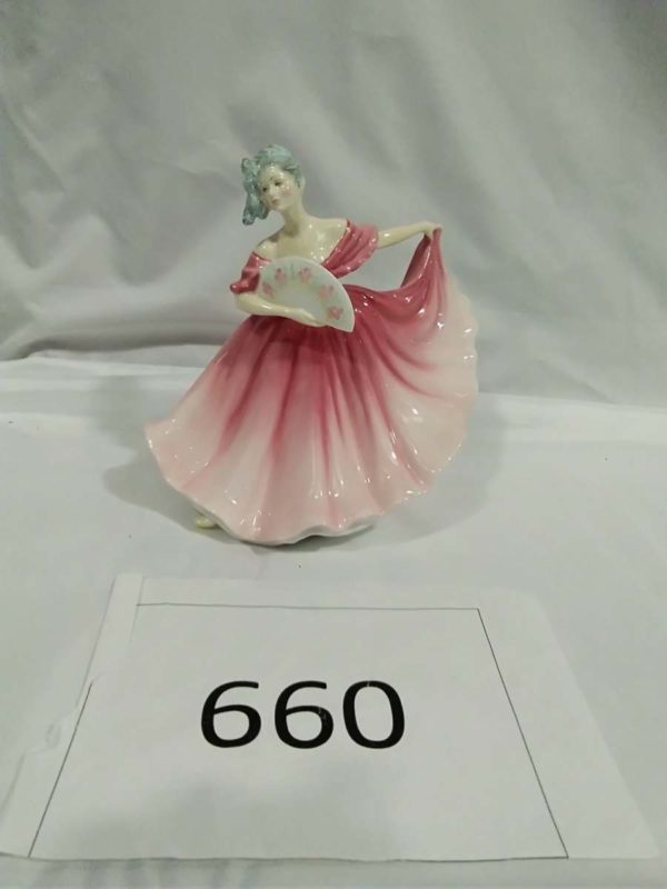 lot 660 royal doulton figurine Elaine HN3307 - Image 2