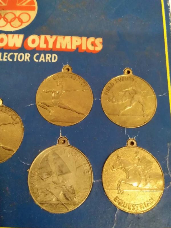 lot 668 1980 Moscow Olympics medal collector card - Image 4