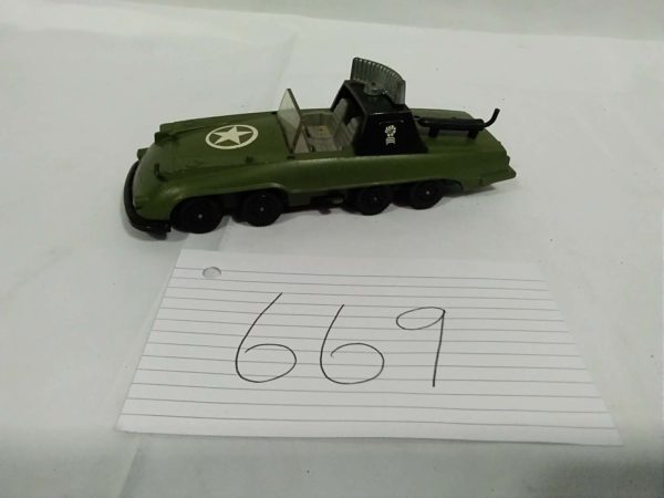 lot 669 Dinky Armoured Command Car made in England