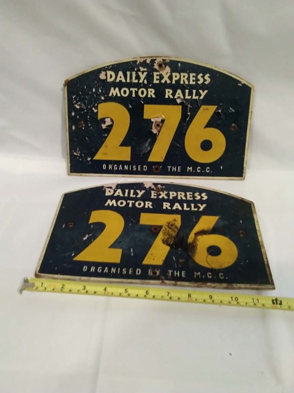 lot 675 car rally plates - Image 3