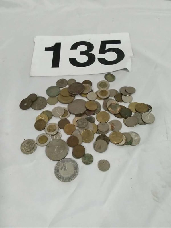 lot 135 quantity coins to include millenium