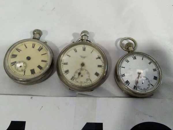 lot 140 3 pocket watches ( spares repairs)