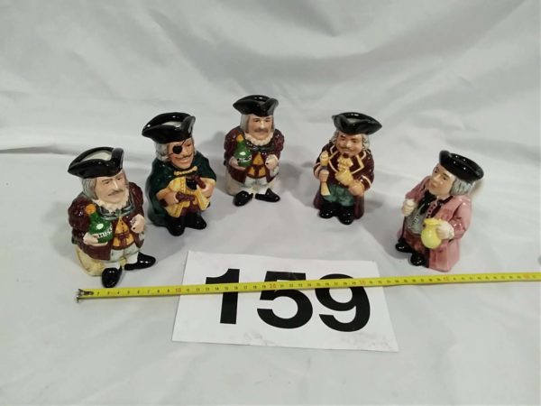 lot 159 5x charactor jugs - Image 4