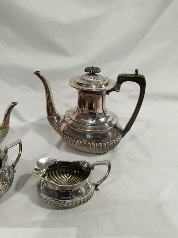 lot 160 sheffield EPBM tea & coffee pot, milk & suagr - Image 6