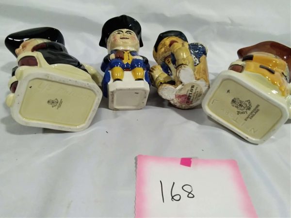 lot 168 charactor jugs x4 - Image 3