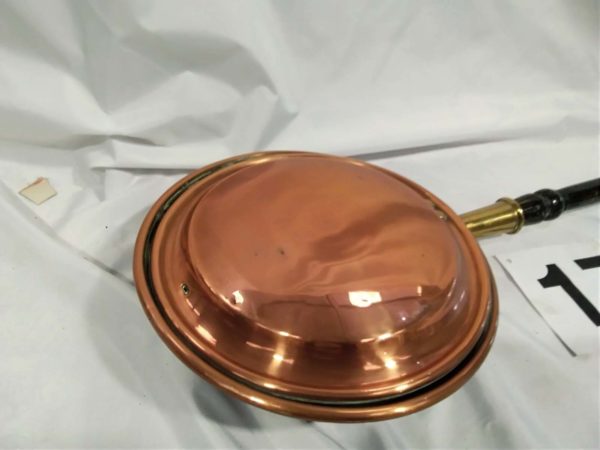 lot 177 copper bed pan / warmer - Image 6