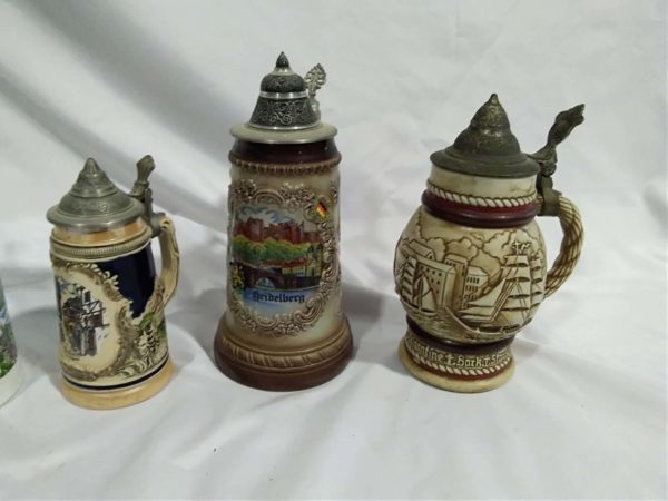 lot 179 5 x beer steins - Image 2