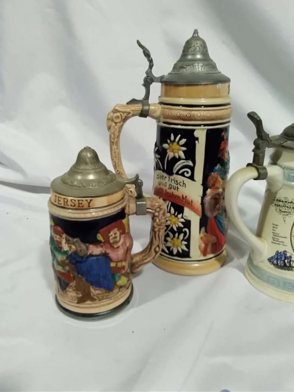 lot 181 5 x beer steins - Image 4