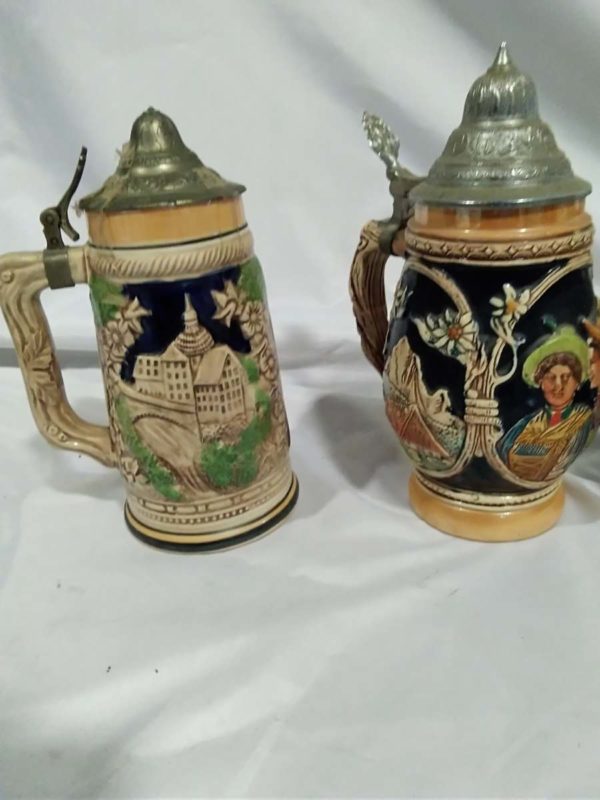 lot 182 6 x beer steins - Image 2