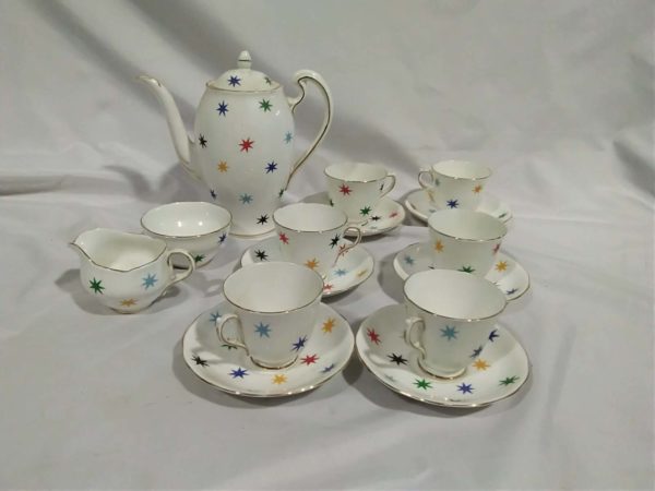 lot 183 china coffee set by Imperial - Image 2