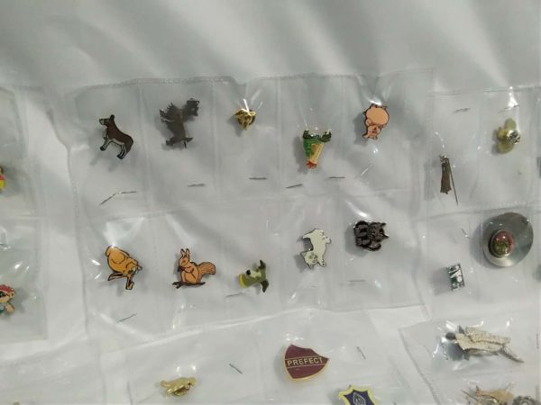 lot 196 collection of pin badges in plastic sleeves - Image 15