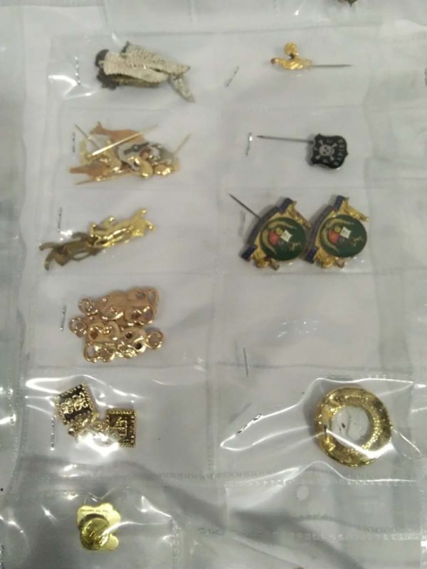 lot 196 collection of pin badges in plastic sleeves - Image 12