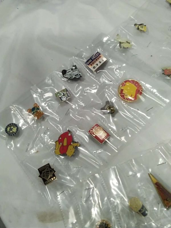 lot 196 collection of pin badges in plastic sleeves - Image 4