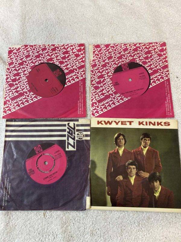 OH005-FOUR SINGLES THE KINKS-COLLECTION FFORESTFACH