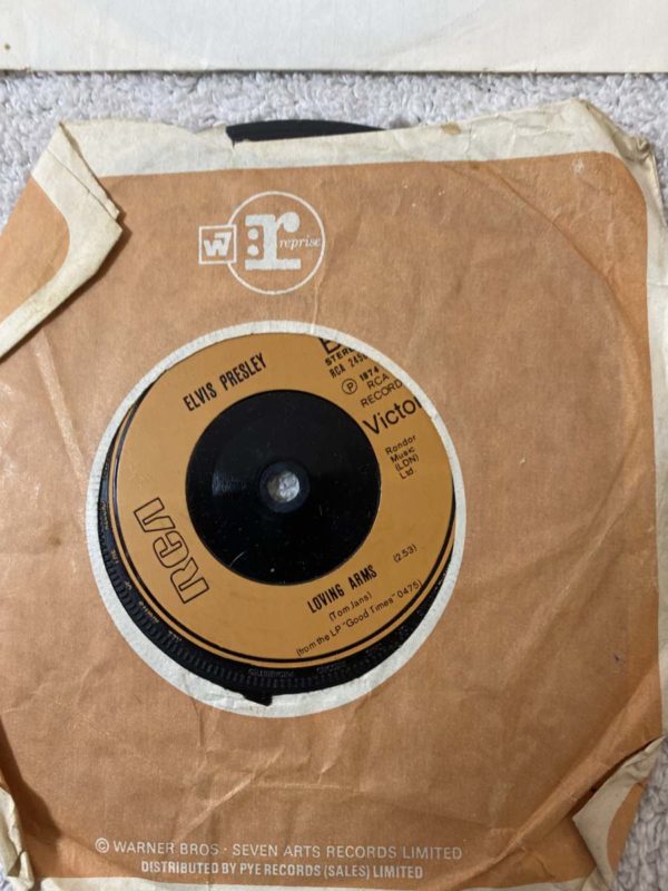 OH007-TEN SINGLES MOSTLY ELVIS -COLLECTION FFORESTFACH - Image 6