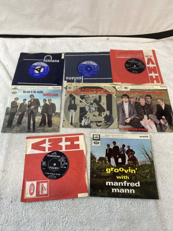 OH008-EIGHT MANFRED MANN SINGLES-COLLECTION FFORESTFACH