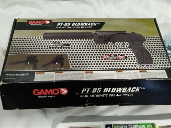 lot 255boxed Gamo PT-85 blowback tactical air pistol & accessories - Image 2