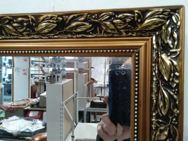 lot 257 large gilt framed mirror - Image 2