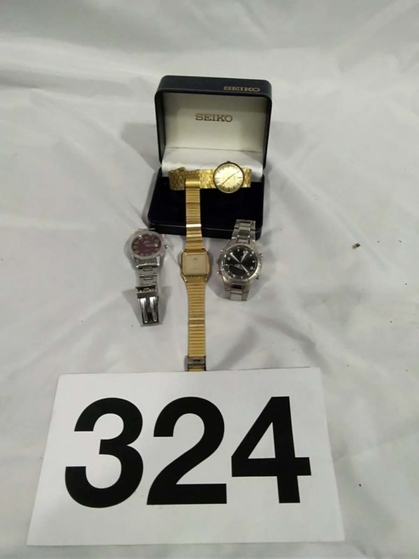 lot 324 4 x gents watches