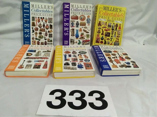 lot 333 millers price guide books