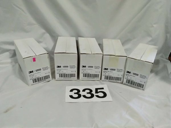 lot 335 5 x boxes Scotch  hazard tape yellow & yellow/black