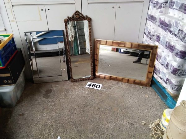 lot 460 3 wall mirrors